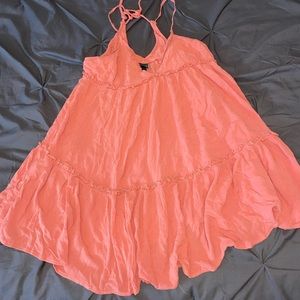 Coral dress